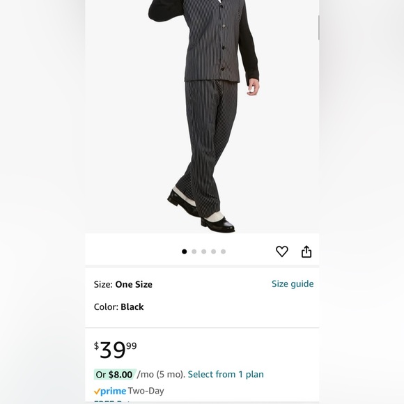 Gangster costume - Picture 2 of 4